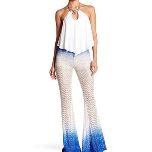 Sky Wahmen Multicolor Crochet Flared Pant XS